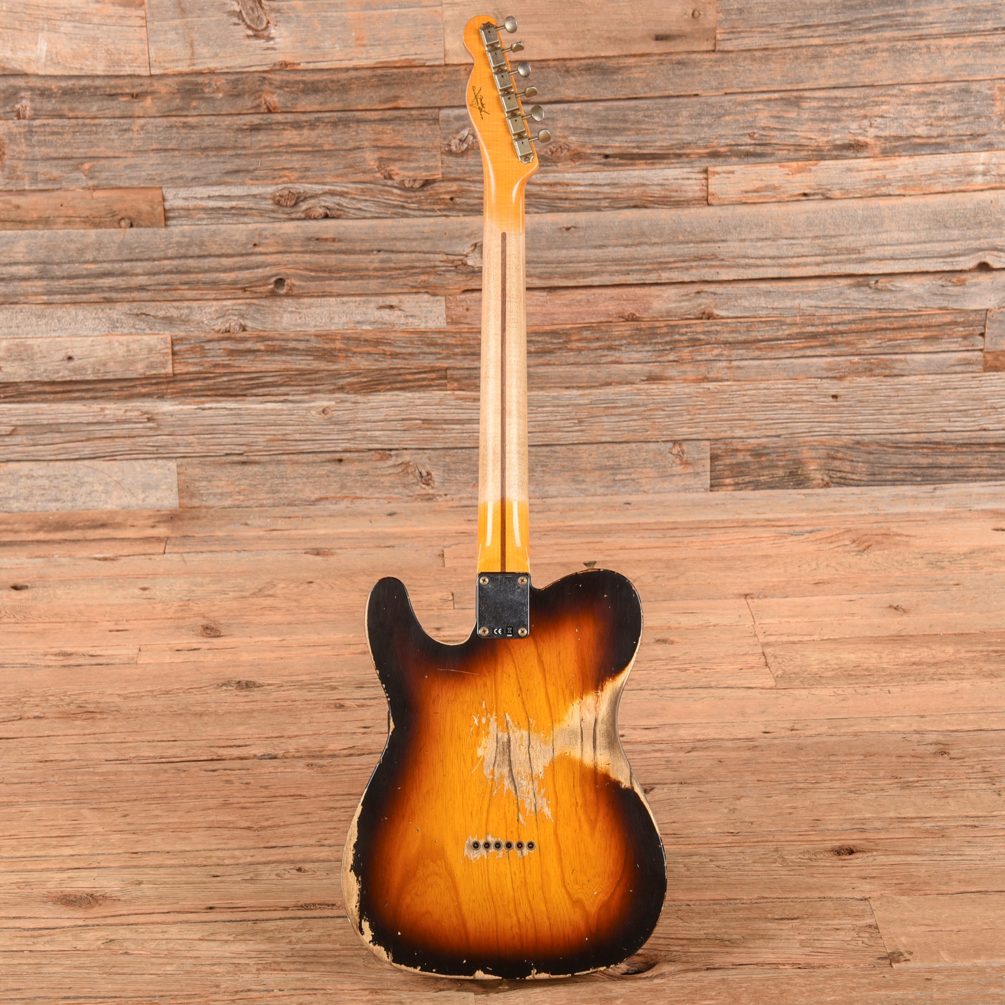 Fender Custom Shop '52 Reissue Telecaster Heavy Relic Sunburst 2021 Electric Guitars