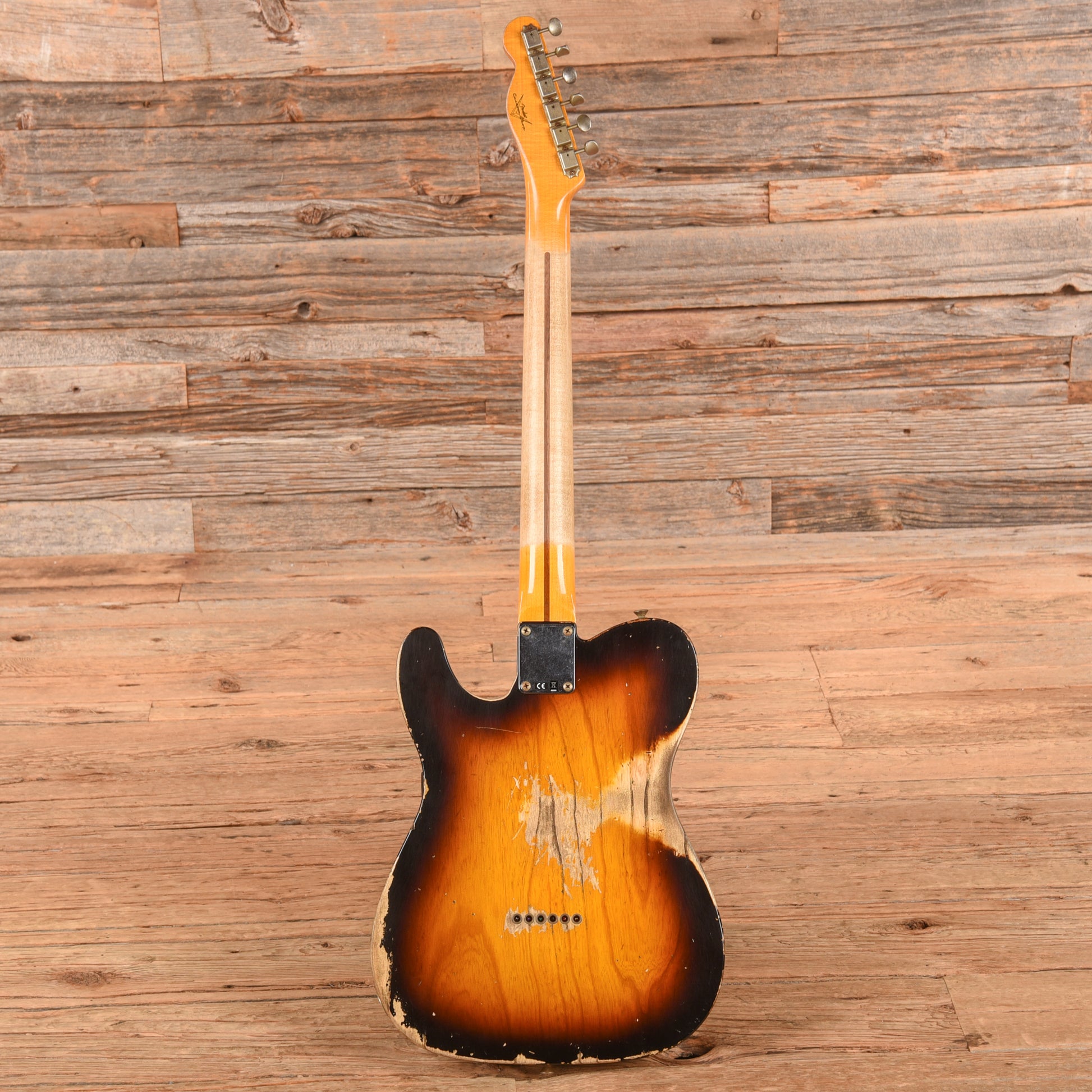 Fender Custom Shop '52 Reissue Telecaster Heavy Relic Sunburst 2021 Electric Guitars