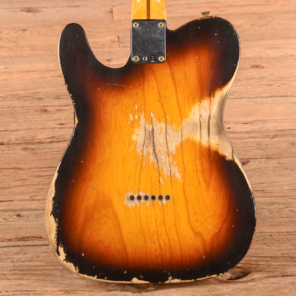 Fender Custom Shop '52 Reissue Telecaster Heavy Relic Sunburst 2021 Electric Guitars