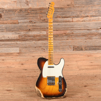 Fender Custom Shop '52 Reissue Telecaster Heavy Relic Sunburst 2021 Electric Guitars
