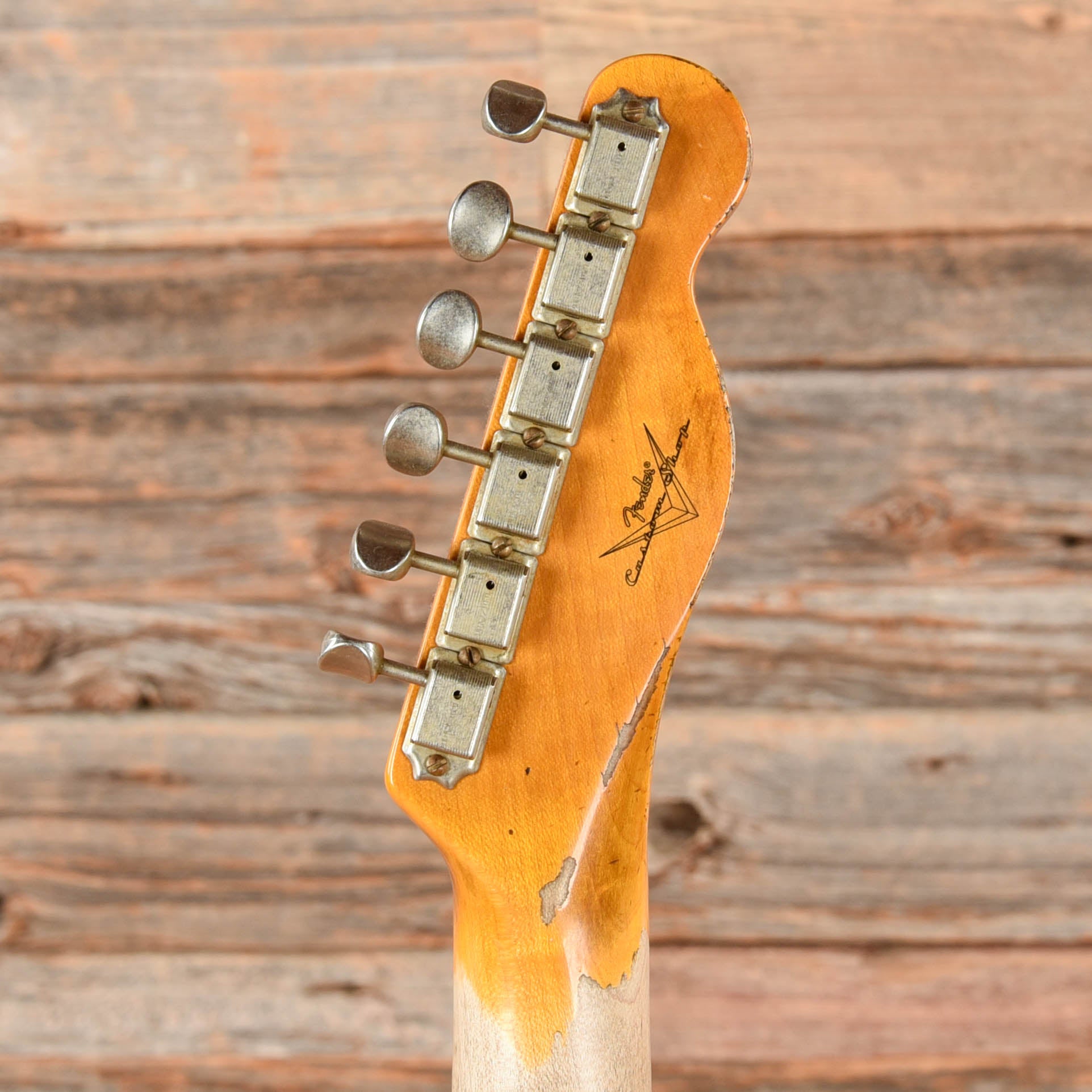 Fender Custom Shop '52 Telecaster Super Heavy Relic Butterscotch Blonde  LEFTY Electric Guitars