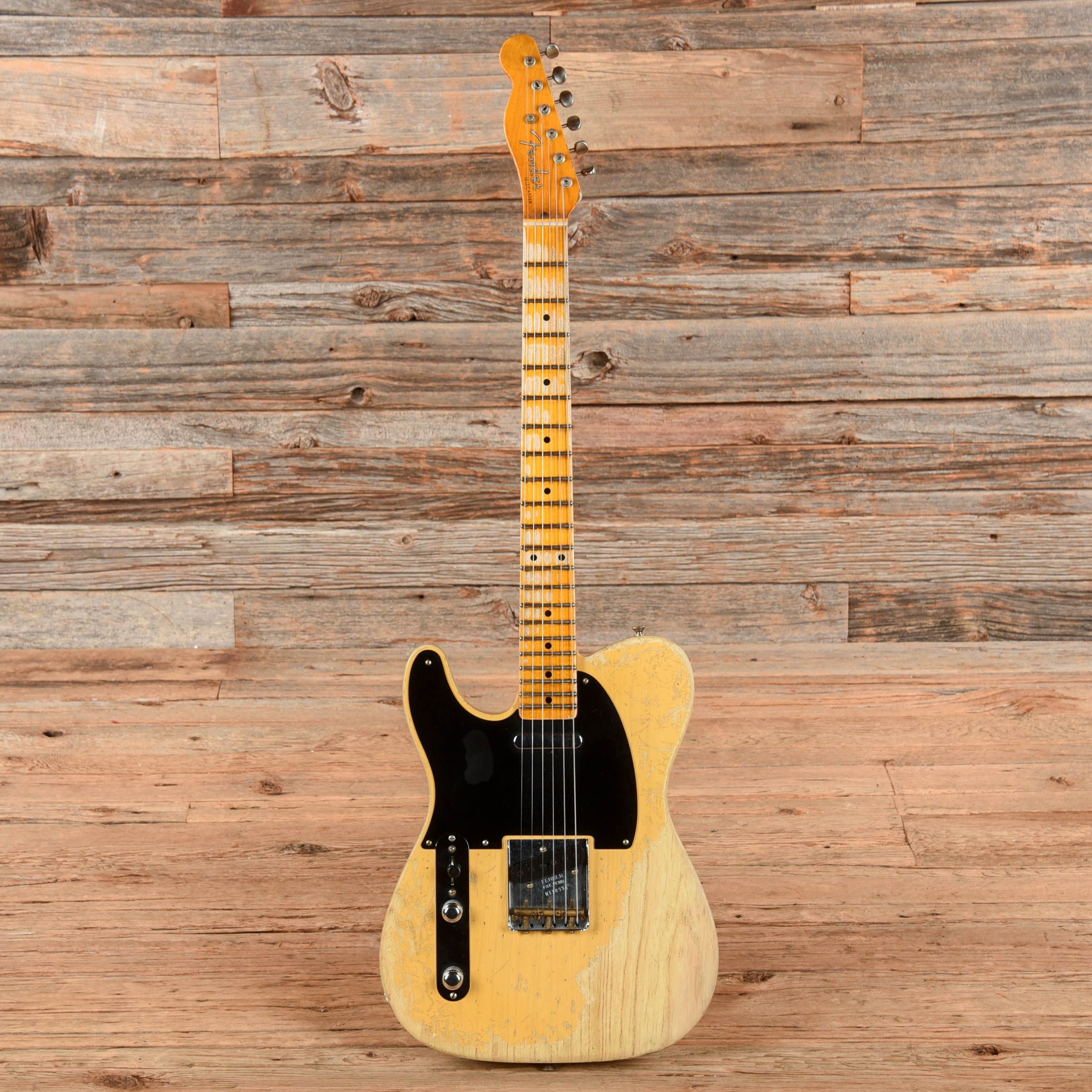 Fender Custom Shop '52 Telecaster Super Heavy Relic Butterscotch Blonde  LEFTY Electric Guitars