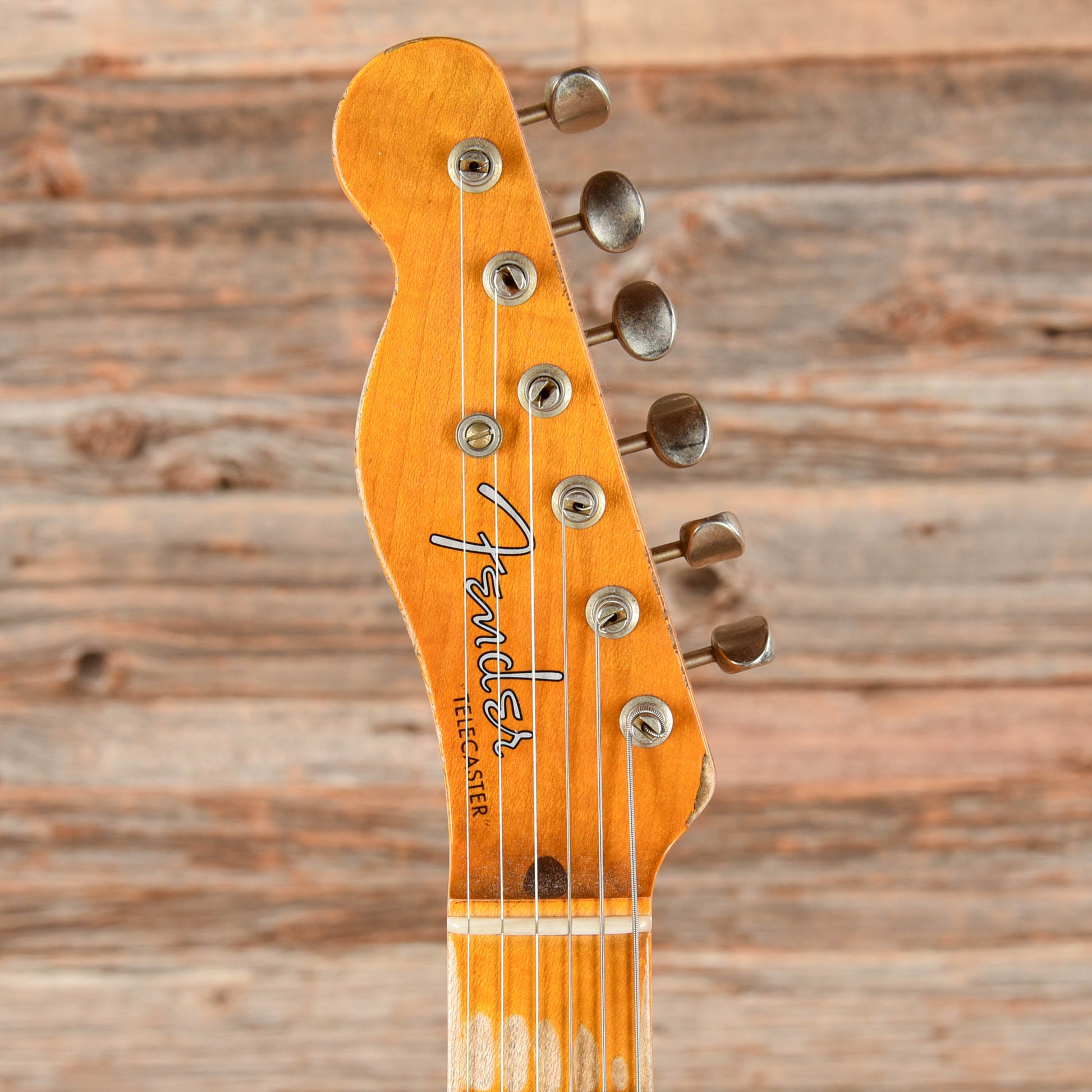 Fender Custom Shop '52 Telecaster Super Heavy Relic Butterscotch Blonde  LEFTY Electric Guitars