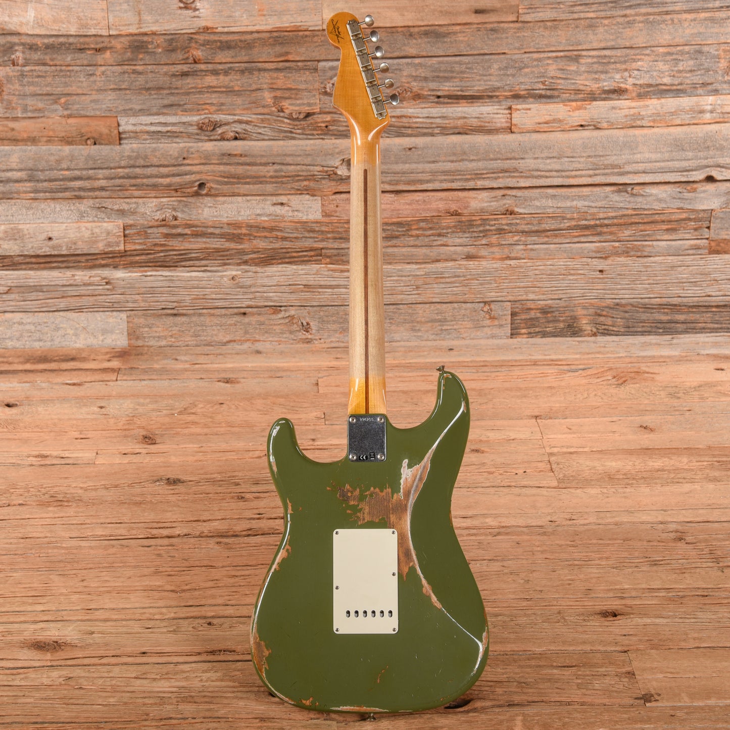 Fender Custom Shop '56 Stratocaster HSS Reissue Heavy Relic Matte Army Drab 2019 Electric Guitars