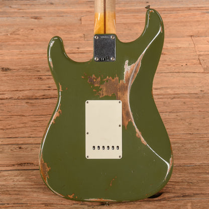 Fender Custom Shop '56 Stratocaster HSS Reissue Heavy Relic Matte Army Drab 2019 Electric Guitars