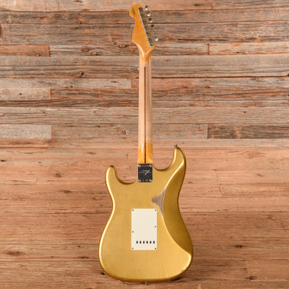 Fender Custom Shop '57 Stratocaster Relic HLE Gold 2021 Electric Guitars
