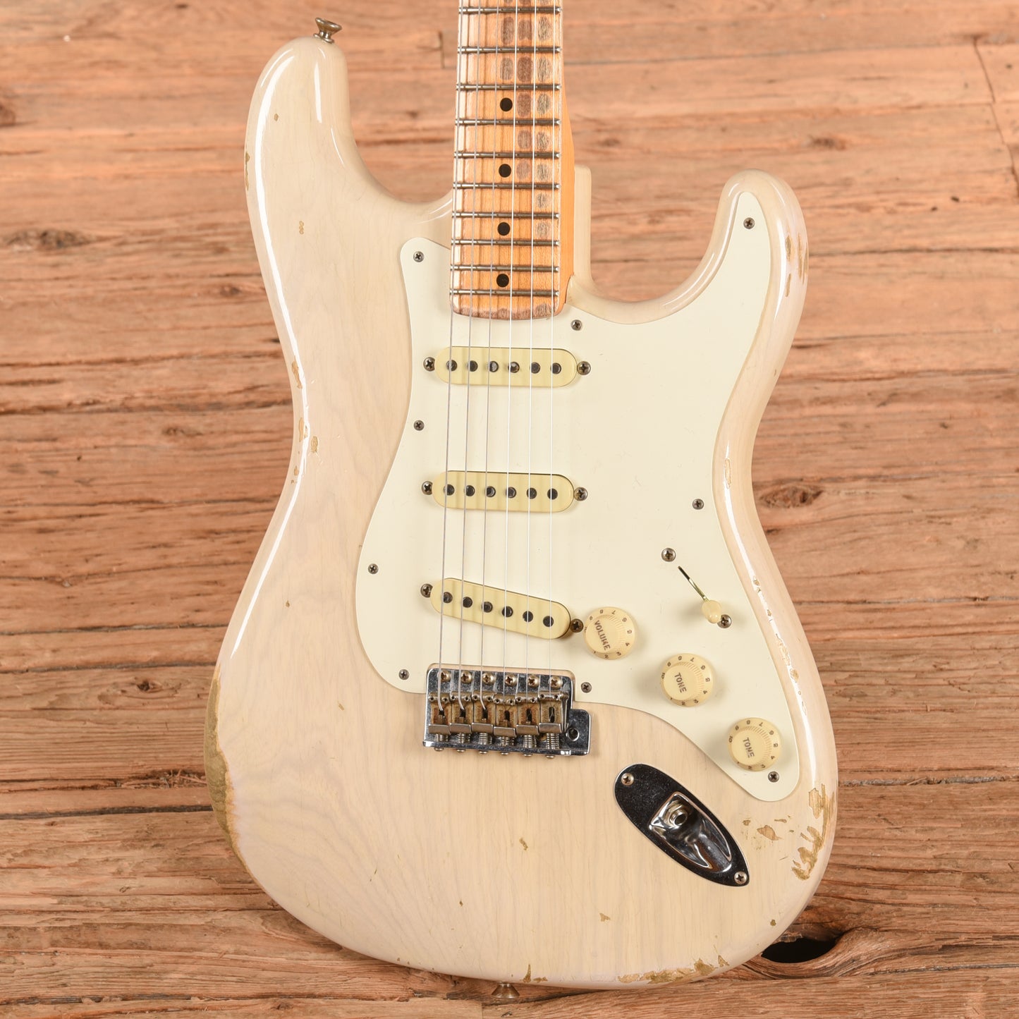 Fender Custom Shop '59 Stratocaster Heavy Relic Blonde 2018 Electric Guitars