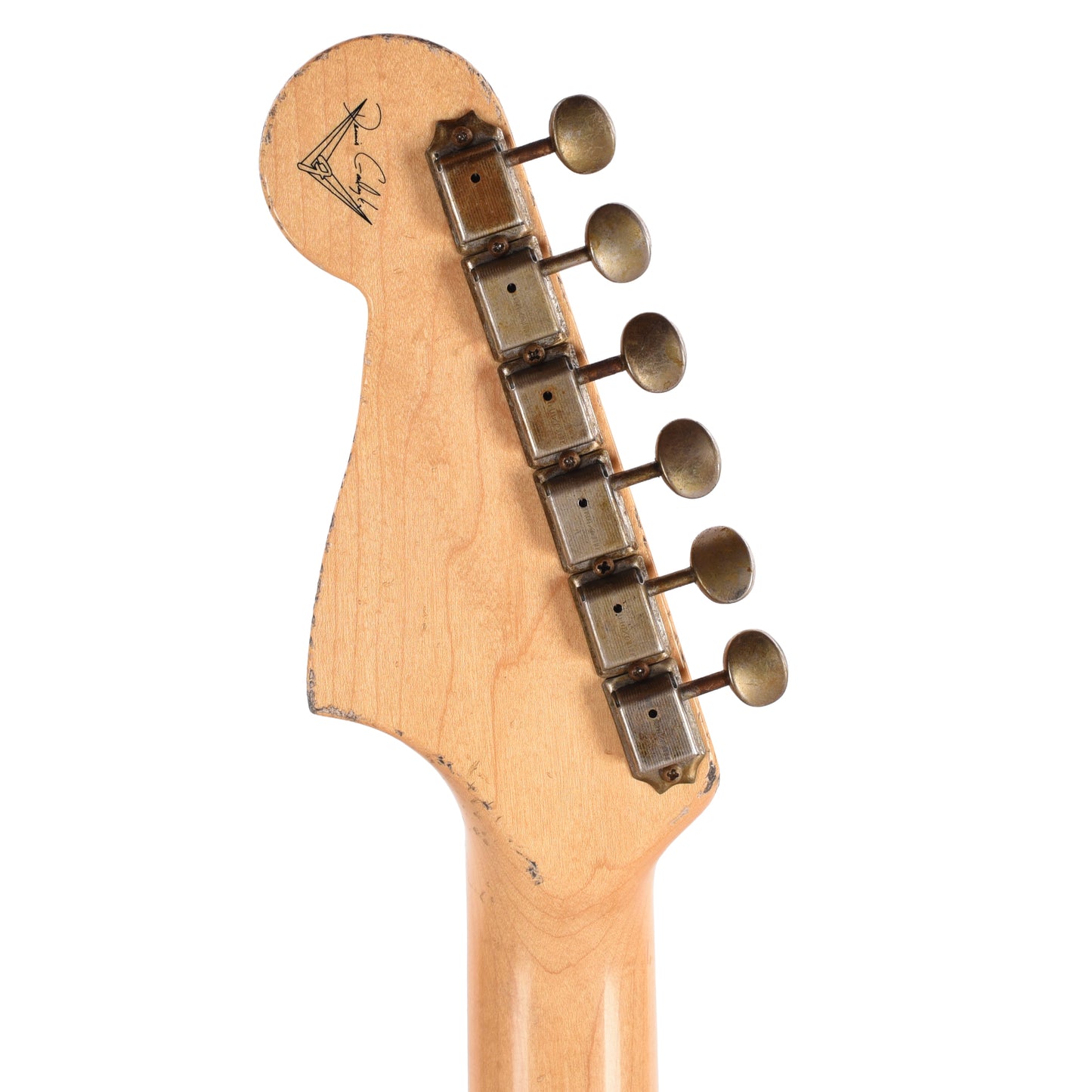 Fender Custom Shop 60's Jazzmaster Relic Aged Black Master Built by Dennis Galuszka Electric Guitars