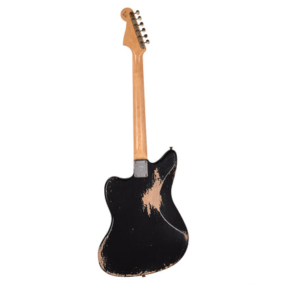 Fender Custom Shop 60's Jazzmaster Relic Aged Black Master Built by Dennis Galuszka Electric Guitars