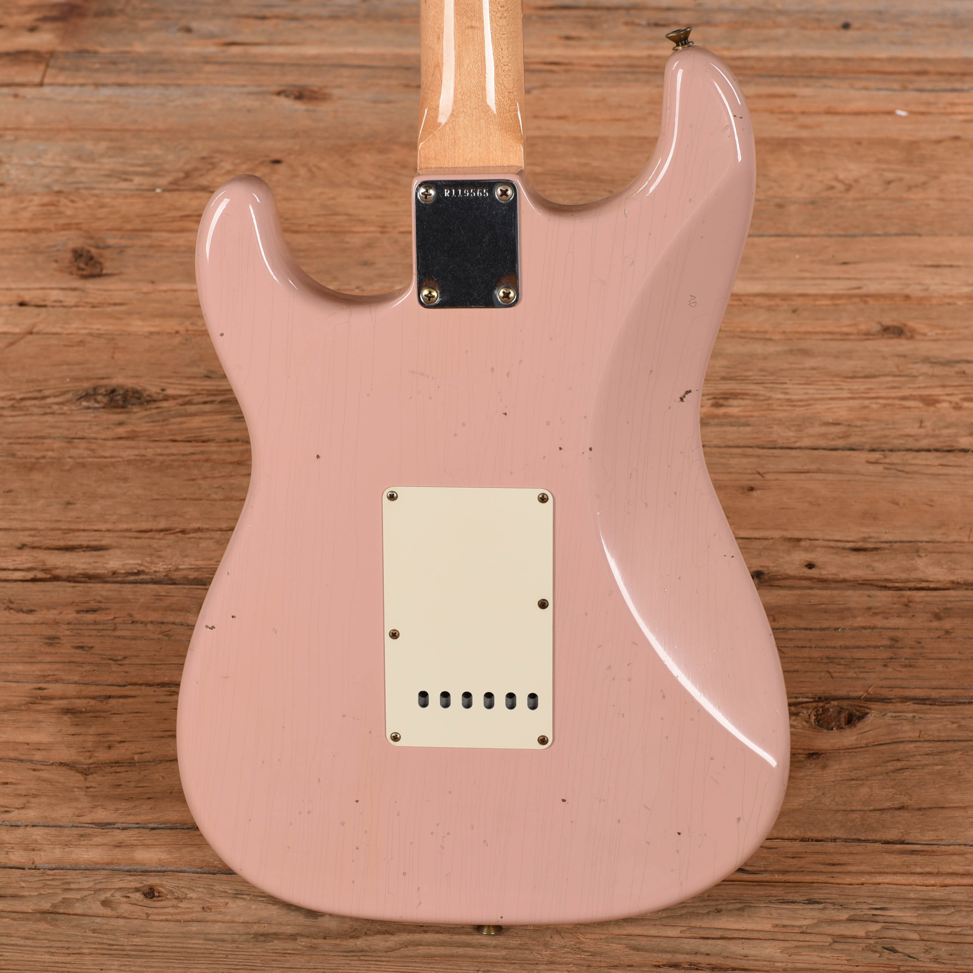 Fender Custom Shop '60 Stratocaster Journeyman Relic Aged Shell Pink 2022 Electric Guitars