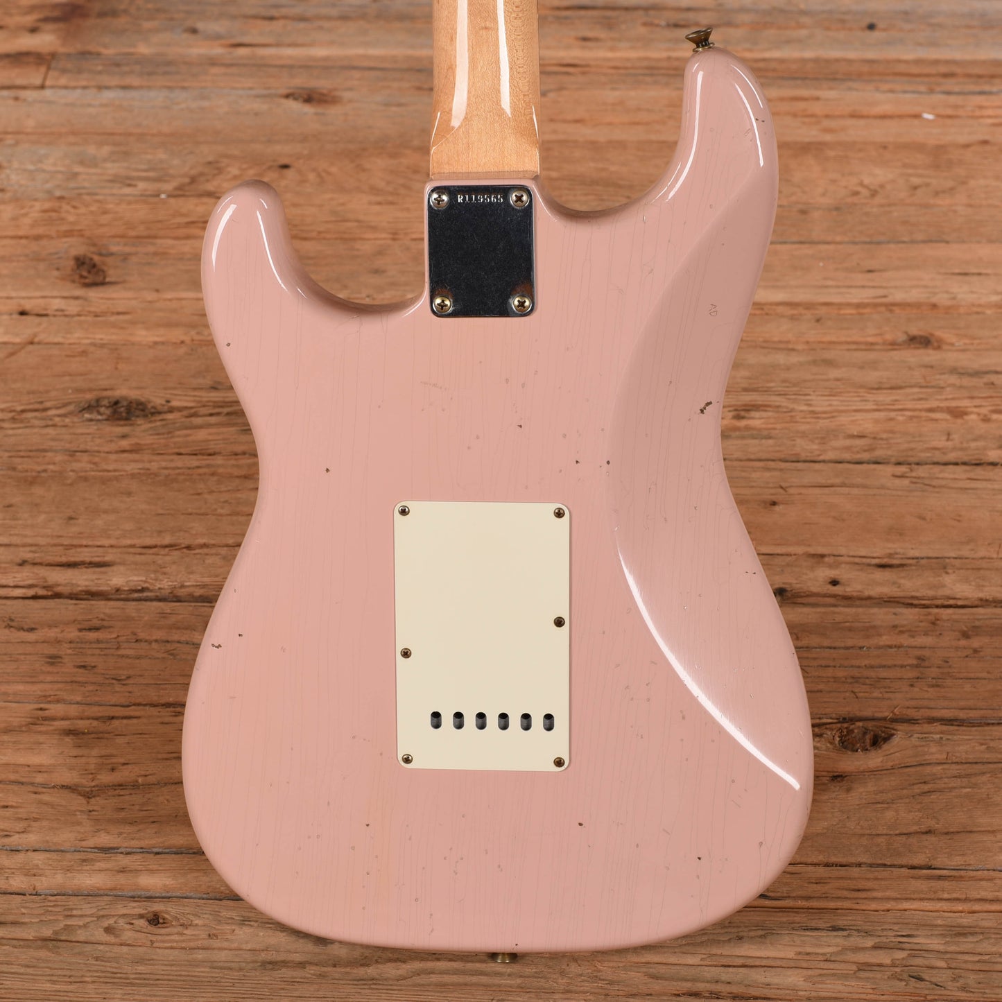 Fender Custom Shop '60 Stratocaster Journeyman Relic Aged Shell Pink 2022 Electric Guitars