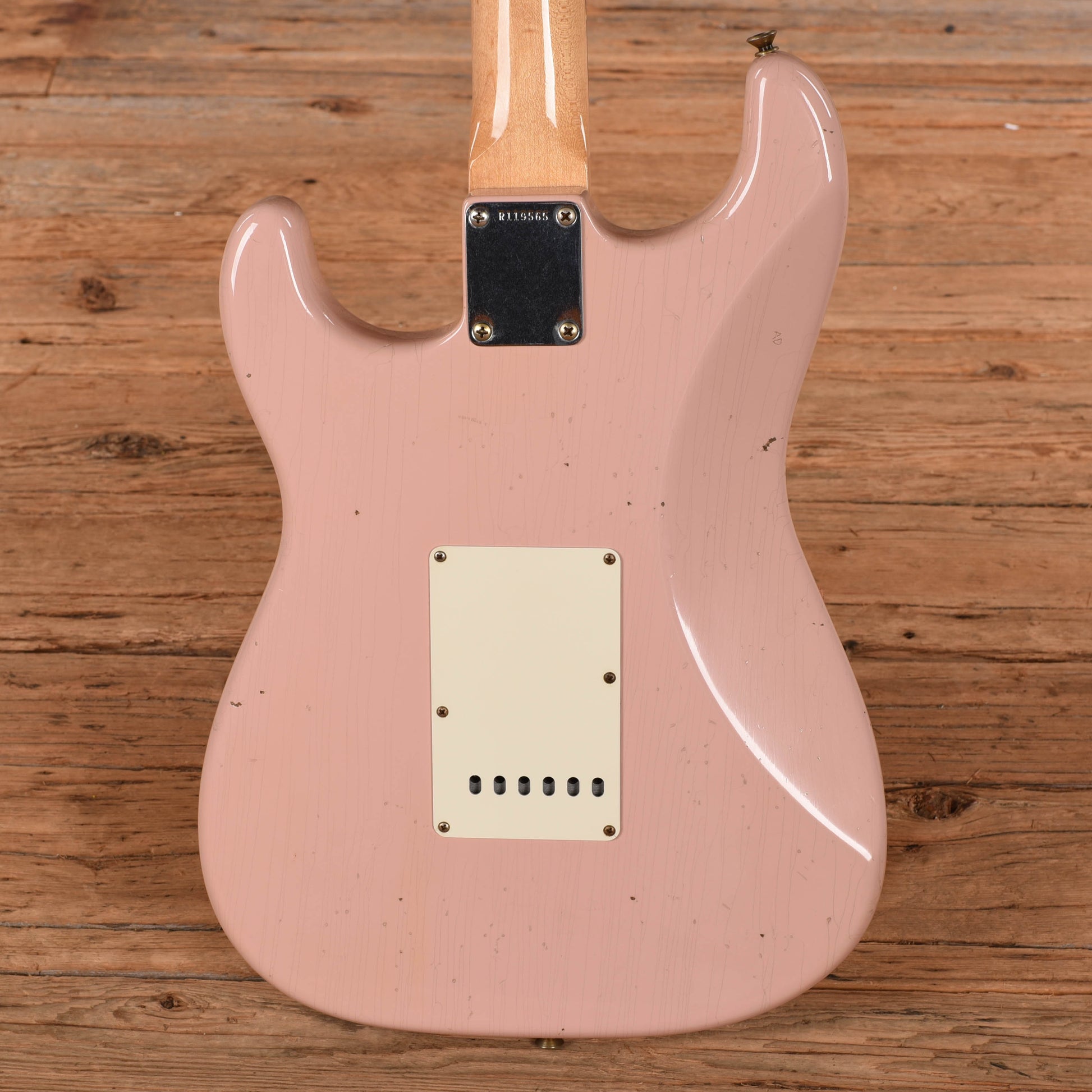 Fender Custom Shop '60 Stratocaster Journeyman Relic Aged Shell Pink 2022 Electric Guitars