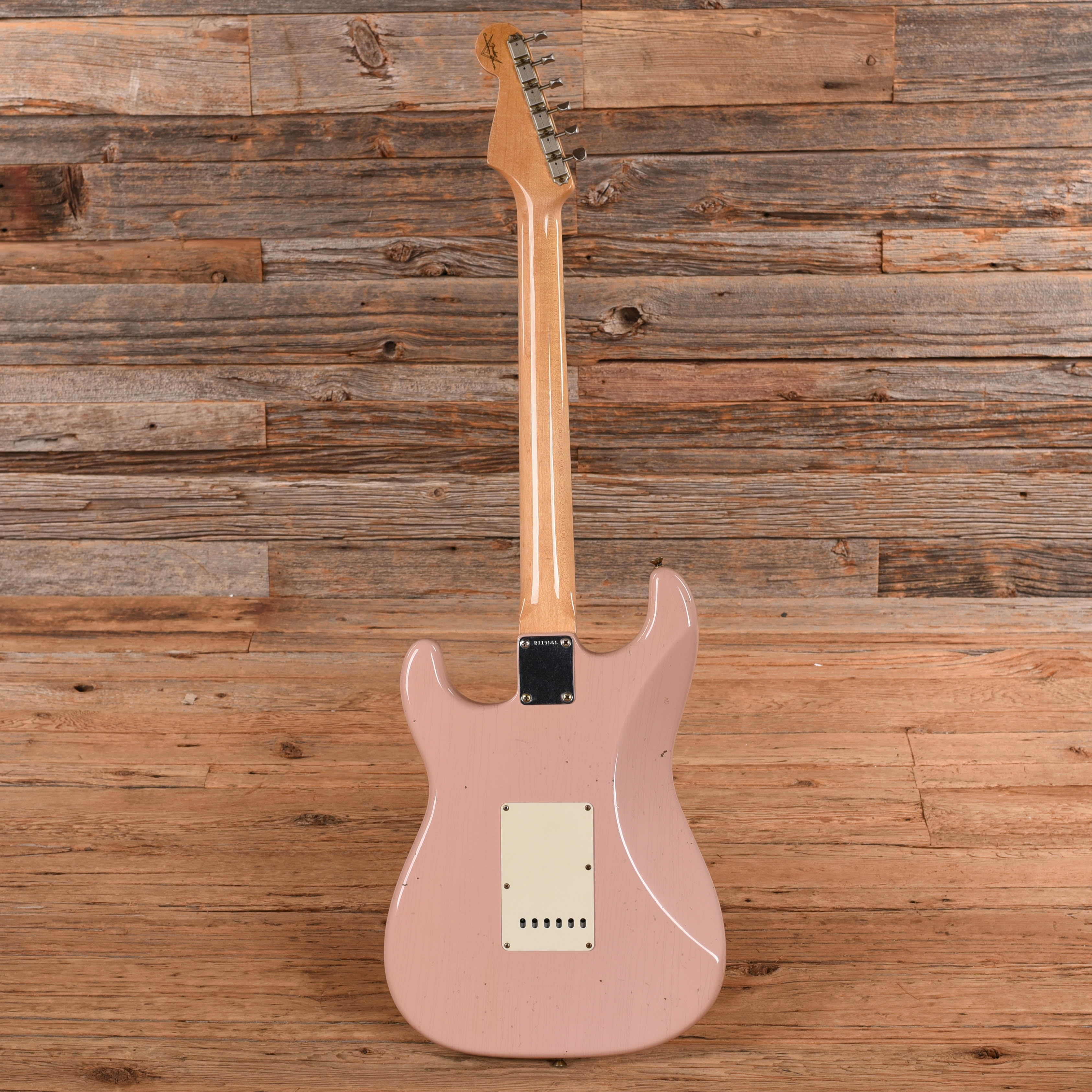 Fender Custom Shop '60 Stratocaster Journeyman Relic Aged Shell Pink 2022 Electric Guitars