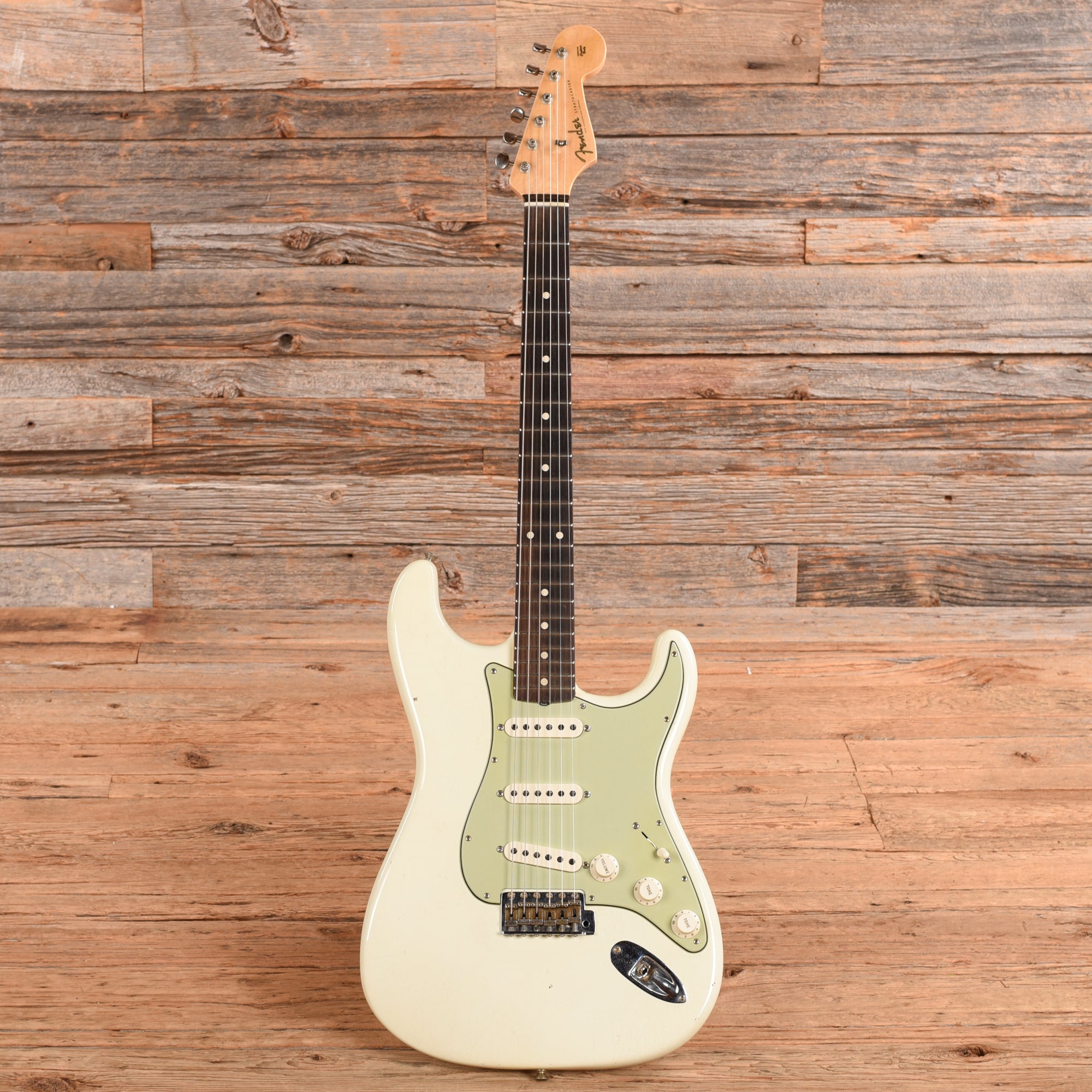 Fender Custom Shop '60 Stratocaster Journeyman Relic Olympic White 2023 Electric Guitars