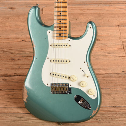 Fender Custom Shop '60 Stratocaster Journeyman Relic Sherwood Green Metallic 2023 Electric Guitars