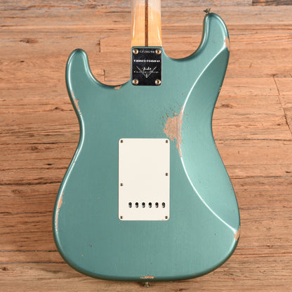 Fender Custom Shop '60 Stratocaster Journeyman Relic Sherwood Green Metallic 2023 Electric Guitars