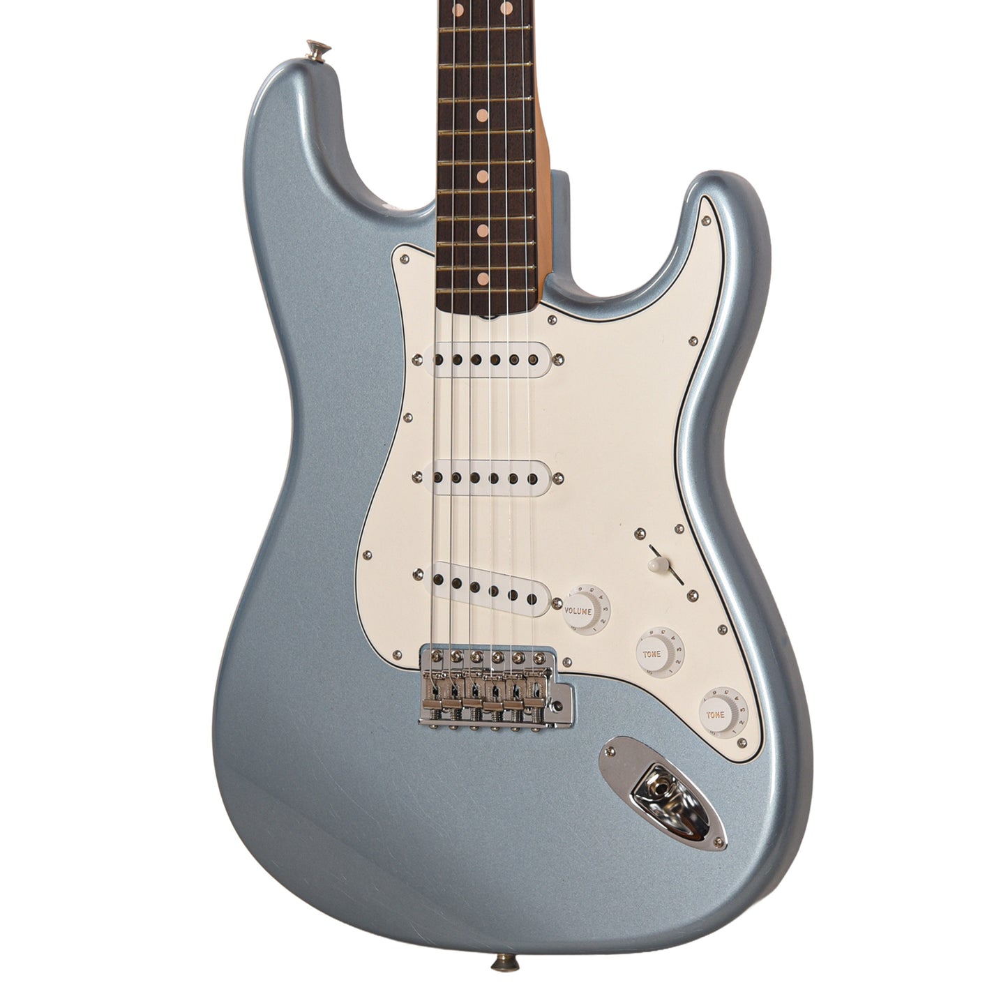 Fender Custom Shop '60s Stratocaster Journeyman Relic Blue Ice Metallic Master Built by David Brown Electric Guitars