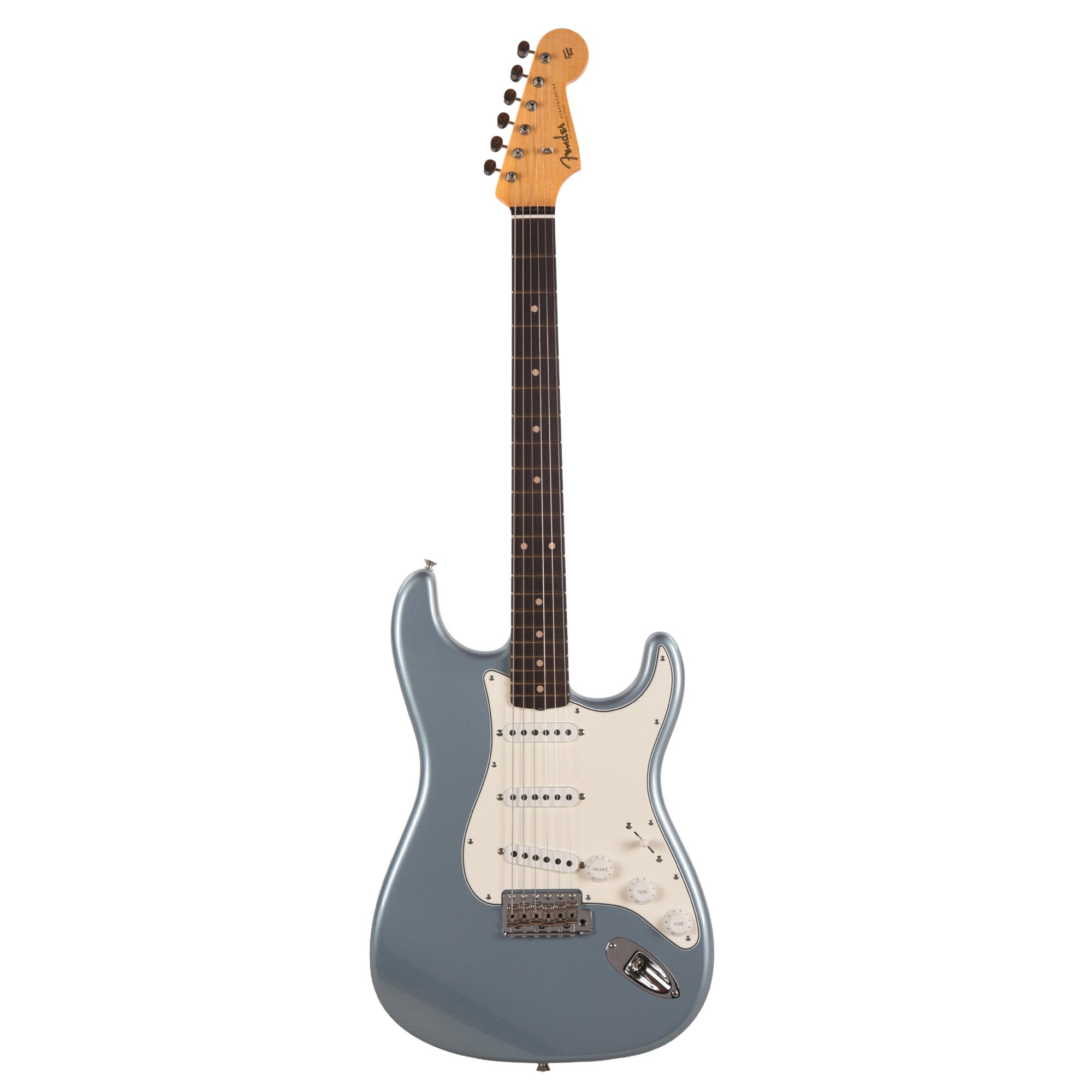 Fender Custom Shop '60s Stratocaster Journeyman Relic Blue Ice Metallic Master Built by David Brown Electric Guitars