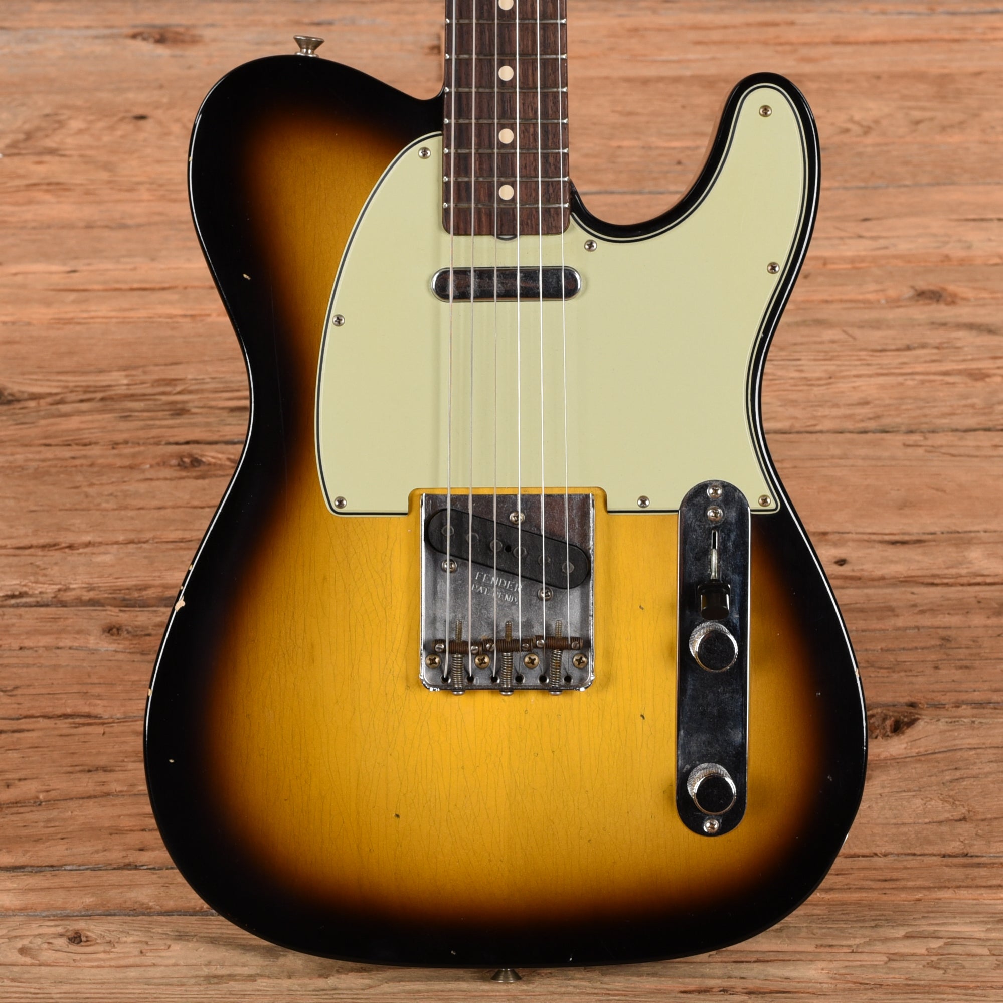 Fender Custom Shop '61 Reissue Telecaster Journeyman Relic 2-Tone Sunburst 2024 Electric Guitars