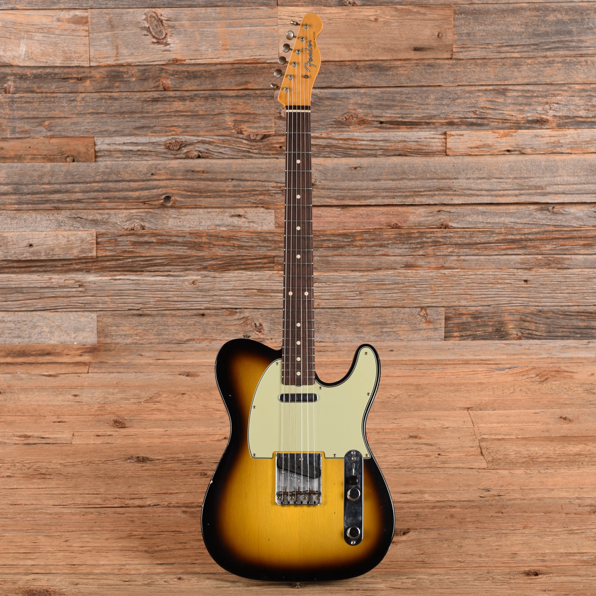 Fender Custom Shop '61 Reissue Telecaster Journeyman Relic 2-Tone Sunburst 2024 Electric Guitars