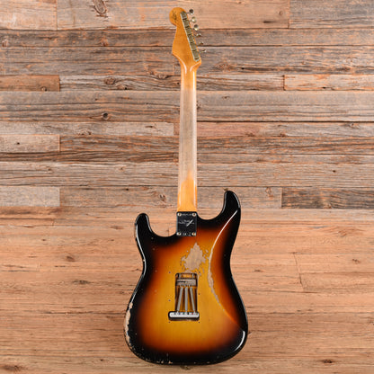 Fender Custom Shop '61 Stratocaster Heavy Relic 2024 Sunburst Sunburst 2024 Electric Guitars