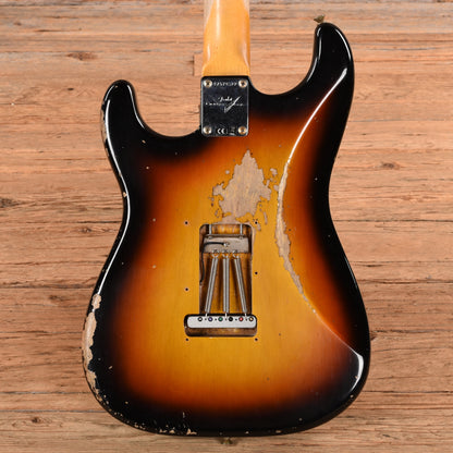 Fender Custom Shop '61 Stratocaster Heavy Relic 2024 Sunburst Sunburst 2024 Electric Guitars