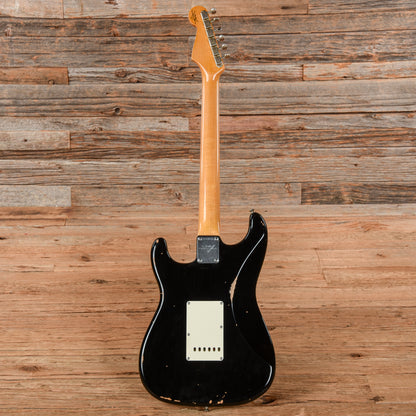 Fender Custom Shop '61 Stratocaster Relic Black 2019 Electric Guitars