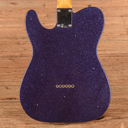 Fender Custom Shop '61 Telecaster Chicago Special Journeyman Relic Purple Sparkle 2023 Electric Guitars