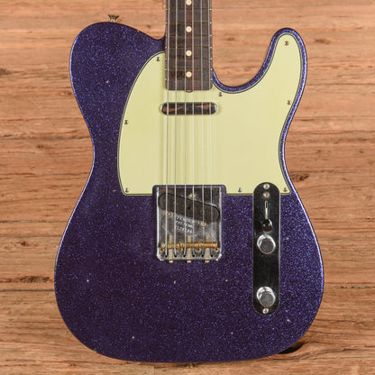 Fender Custom Shop '61 Telecaster Chicago Special Journeyman Relic Purple Sparkle 2023 Electric Guitars