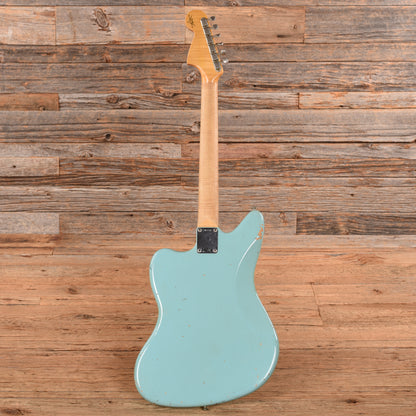Fender Custom Shop '62 Jaguar Reissue Journeyman Relic Daphne Blue Electric Guitars