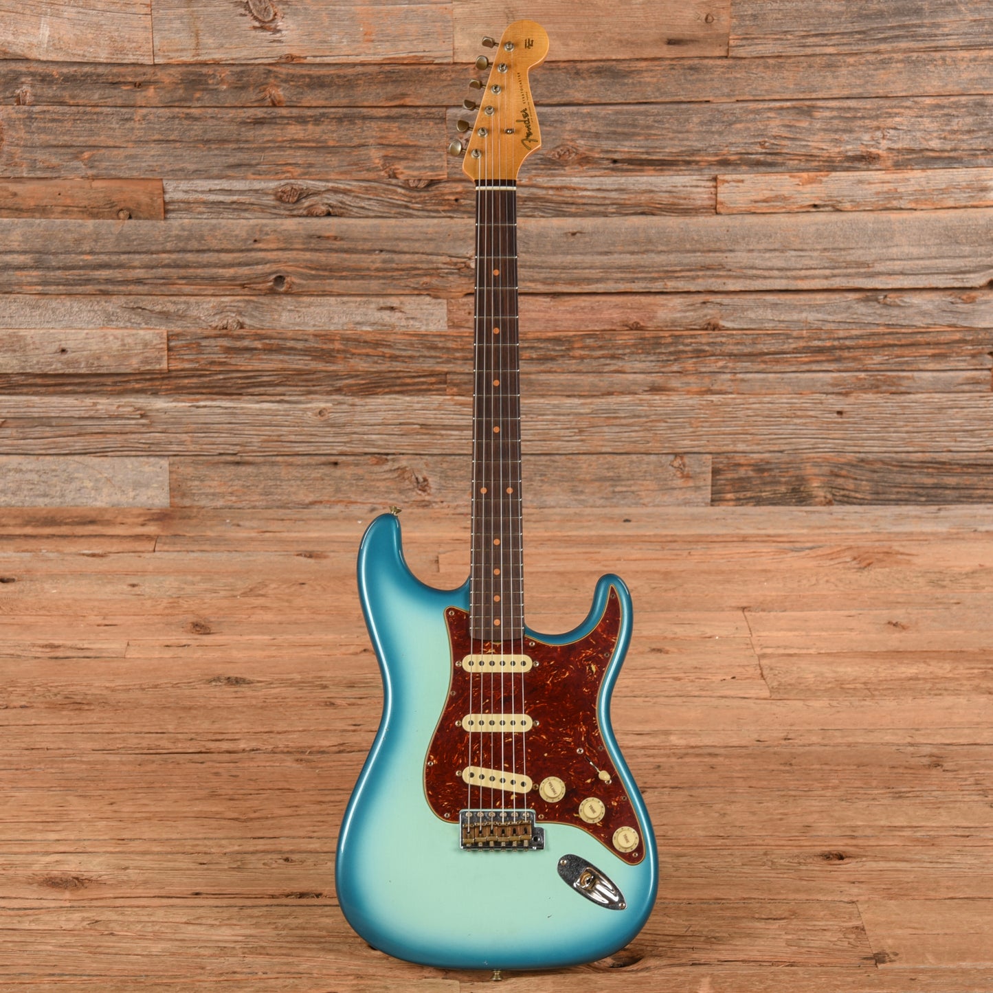 Fender Custom Shop '62 Stratocaster Journeyman Relic Surf Blue Burst 2024 Electric Guitars
