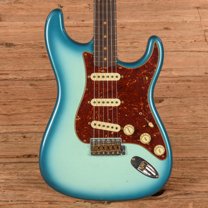 Fender Custom Shop '62 Stratocaster Journeyman Relic Surf Blue Burst 2024 Electric Guitars