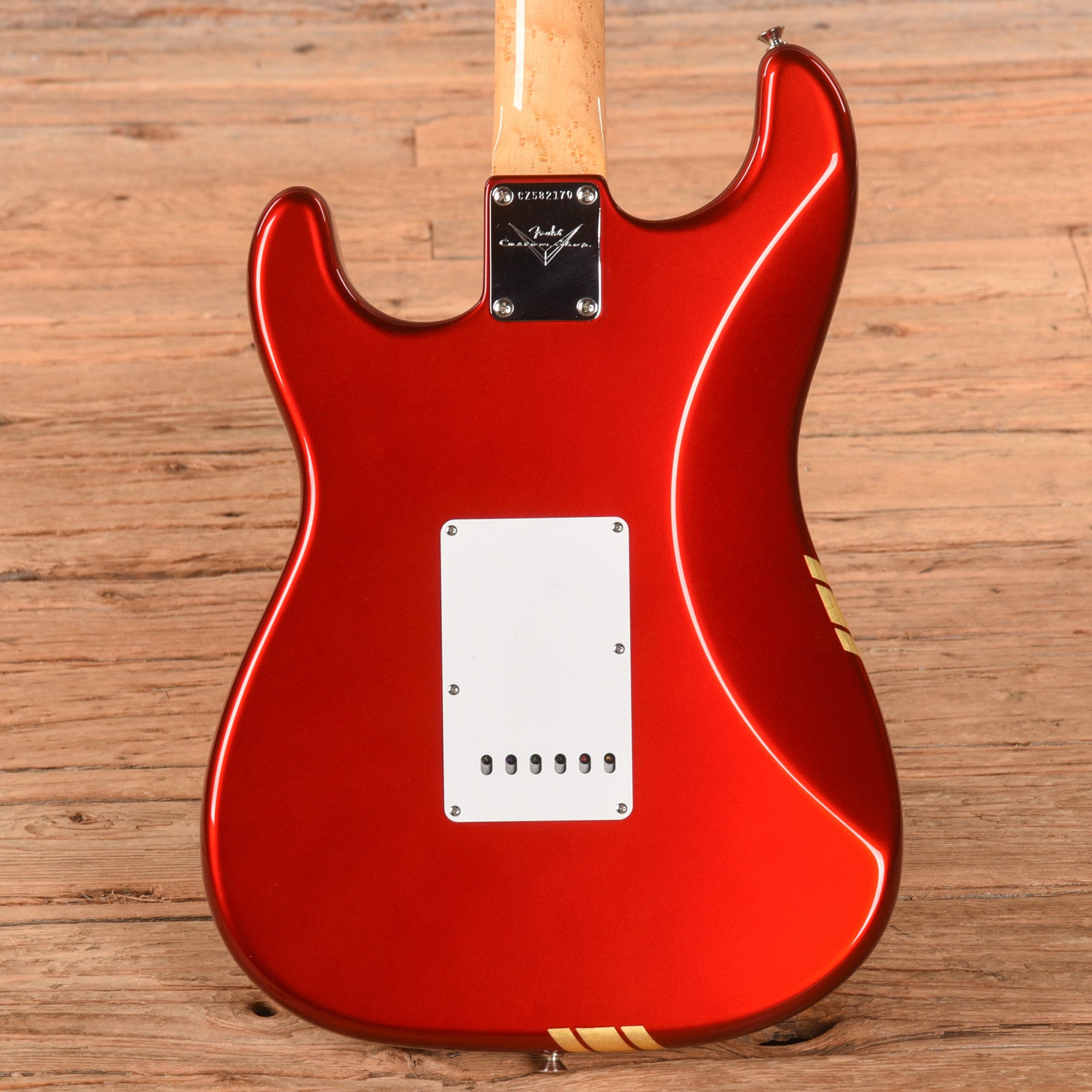 Fender Custom Shop '62 Stratocaster NOS Apprentice Built by Dan Gonzalez Red w/ Competition Stripes 2024 Electric Guitars