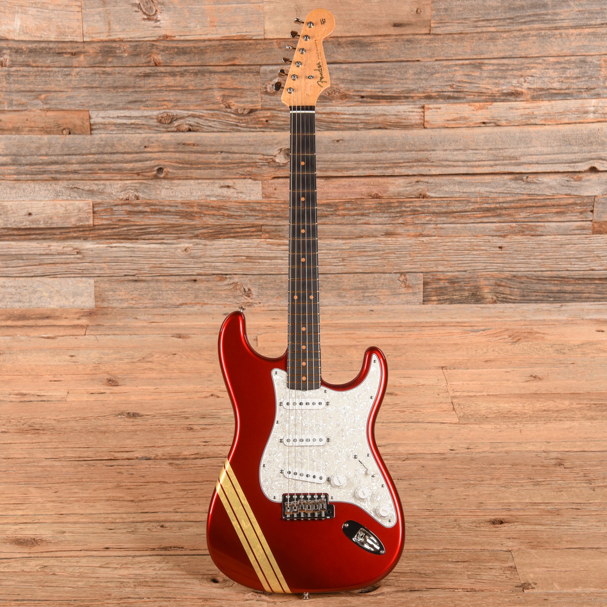 Fender Custom Shop '62 Stratocaster NOS Apprentice Built by Dan Gonzalez Red w/ Competition Stripes 2024 Electric Guitars