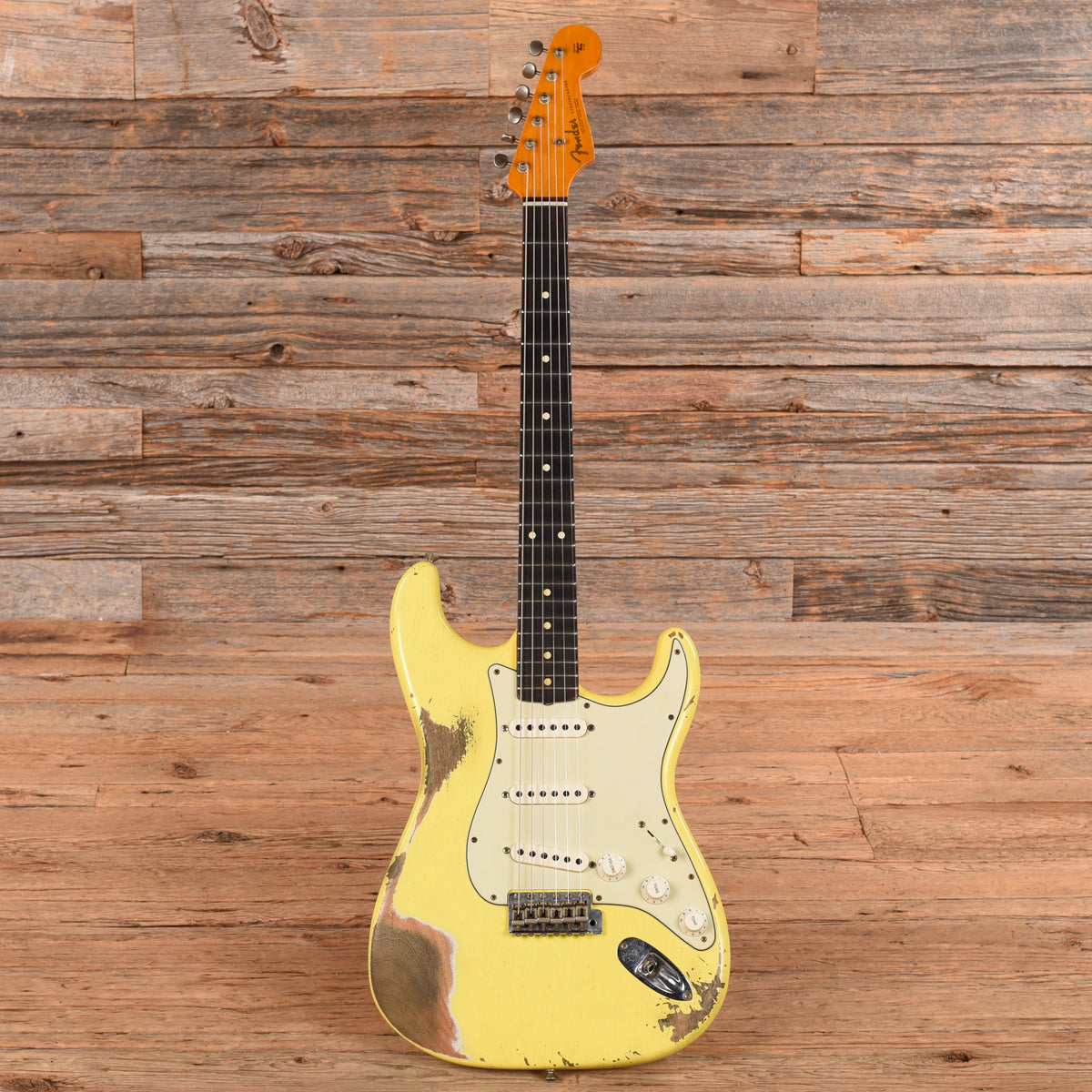 Fender Custom Shop '63 Stratocaster Reissue Heavy Relic Graffiti Yellow 2020 Electric Guitars