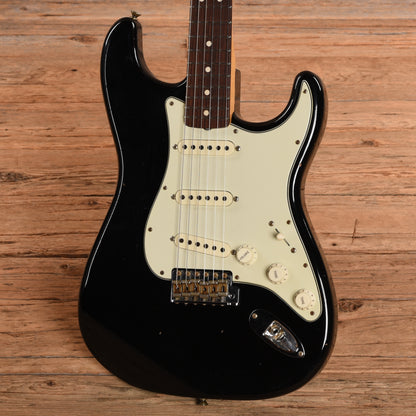 Fender Custom Shop '63 Stratocaster Reissue Journeyman Relic Black 2022 Electric Guitars