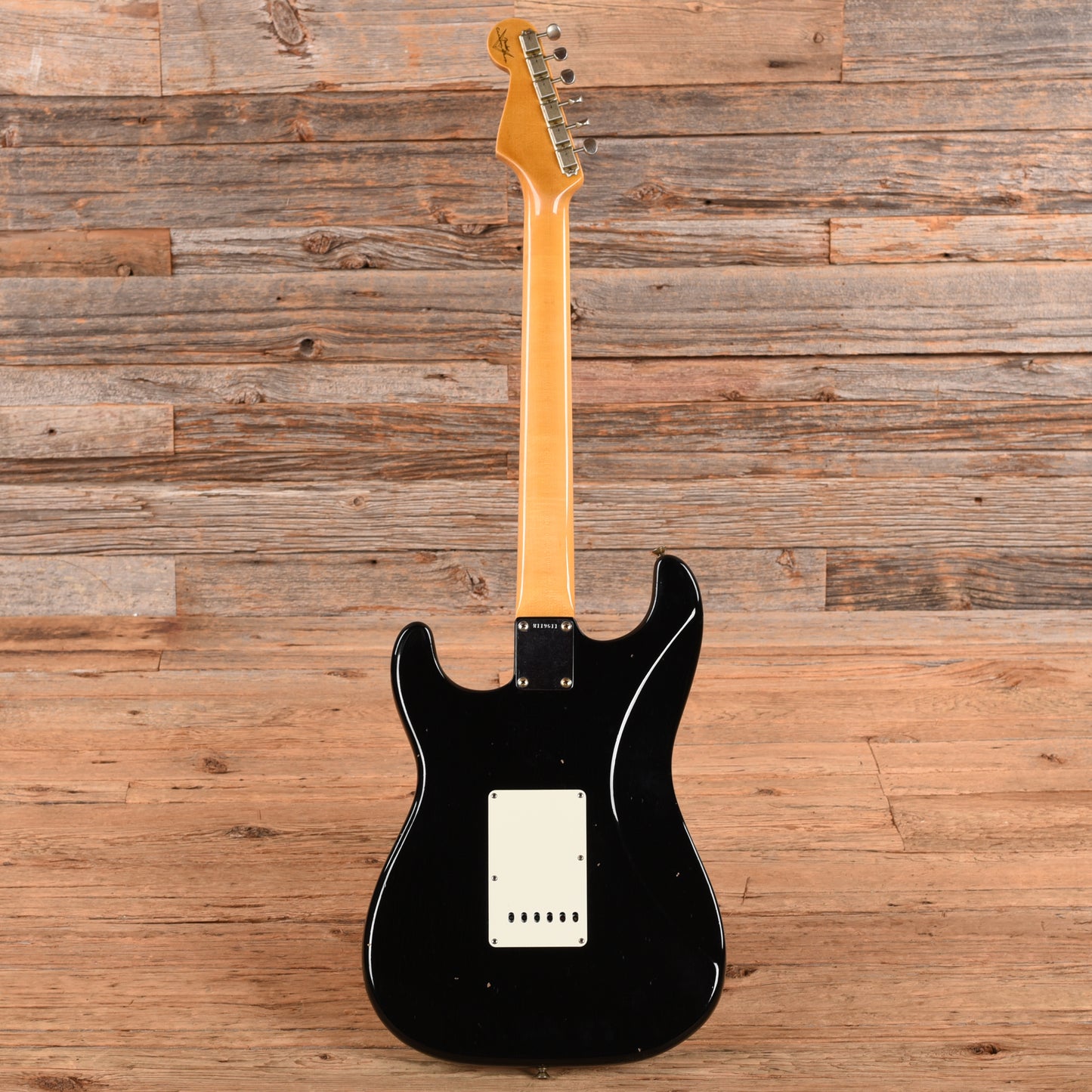 Fender Custom Shop '63 Stratocaster Reissue Journeyman Relic Black 2022 Electric Guitars