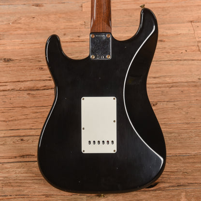 Fender Custom Shop '63 Stratocaster Reissue w/ Rosewood Neck Journeyman Relic Black 2024 Electric Guitars
