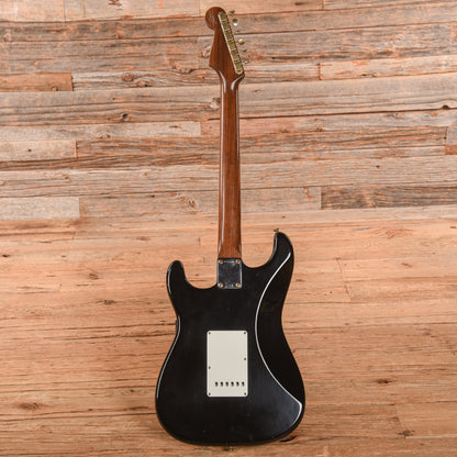 Fender Custom Shop '63 Stratocaster Reissue w/ Rosewood Neck Journeyman Relic Black 2024 Electric Guitars
