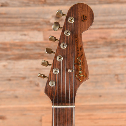 Fender Custom Shop '63 Stratocaster Reissue w/ Rosewood Neck Journeyman Relic Black 2024 Electric Guitars