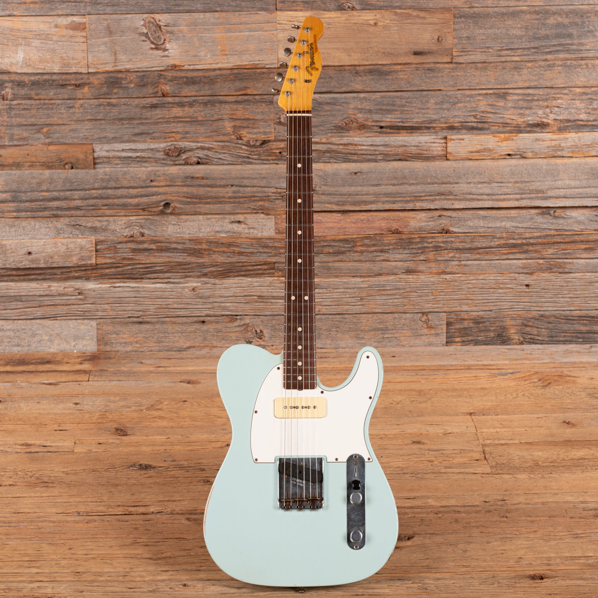 Fender Custom Shop '63 Telecaster Custom Relic Sonic Blue 2014 Electric Guitars