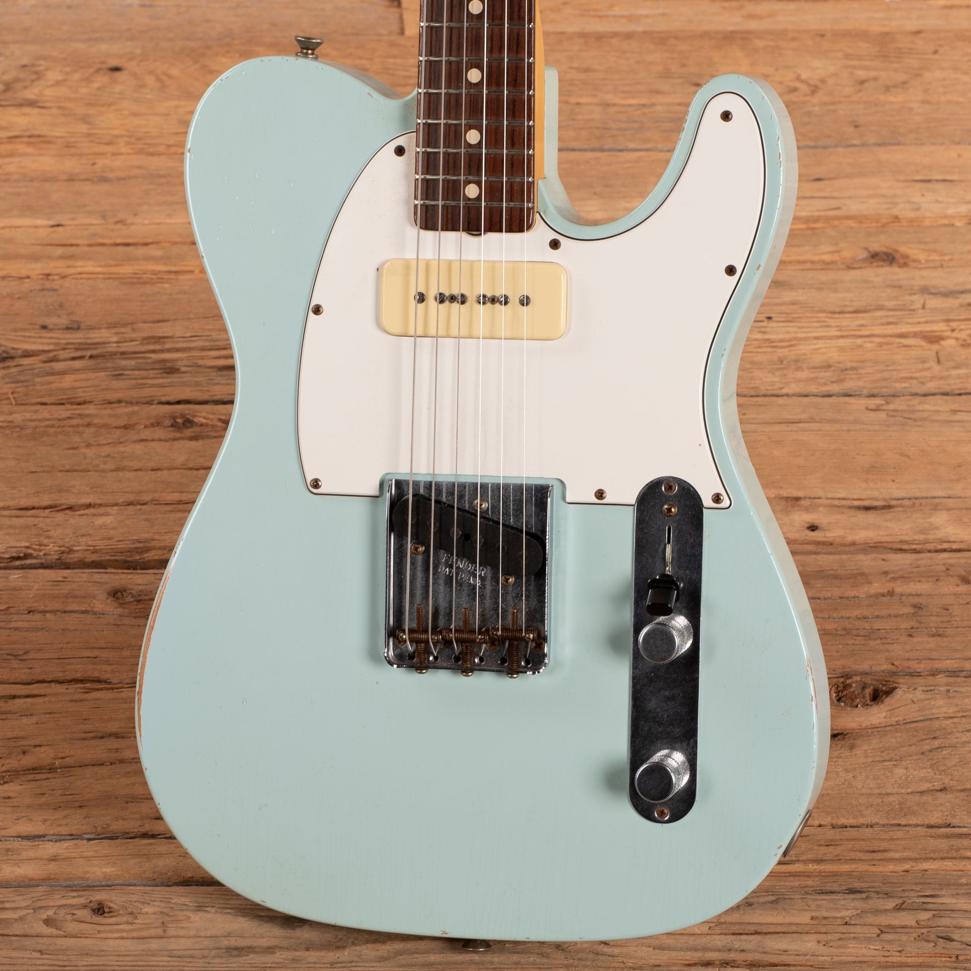 Fender Custom Shop '63 Telecaster Custom Relic Sonic Blue 2014 Electric Guitars