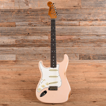 Fender Custom Shop '64 Stratocaster Faded Shell Pink 2023 LEFTY Electric Guitars