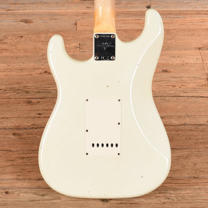 Fender Custom Shop '64 Stratocaster Journeyman Relic Olympic White 2020 Electric Guitars
