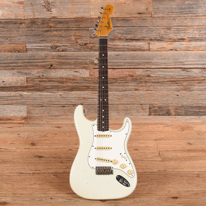 Fender Custom Shop '64 Stratocaster Journeyman Relic Olympic White 2020 Electric Guitars