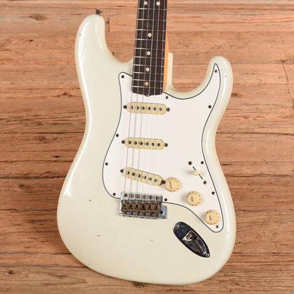 Fender Custom Shop '64 Stratocaster Journeyman Relic Olympic White 2020 Electric Guitars