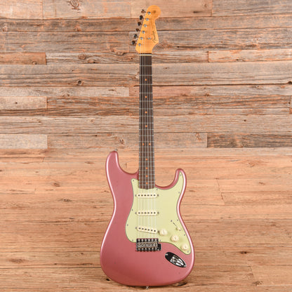 Fender Custom Shop '64 Stratocaster Reissue Journeyman Relic Aged Burgundy Mist Metallic 2022 Electric Guitars