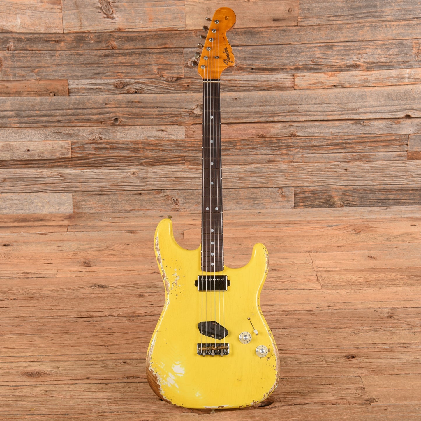 Fender Custom Shop '66 Stratocaster HS Heavy Relic Aged Graffiti Yellow 2025 Electric Guitars