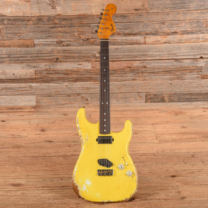 Fender Custom Shop '66 Stratocaster HS Heavy Relic Aged Graffiti Yellow 2025 Electric Guitars