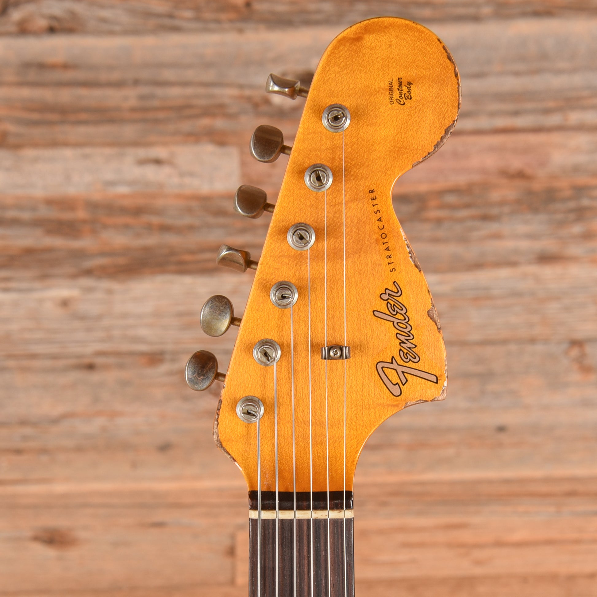 Fender Custom Shop '66 Stratocaster HS Heavy Relic Aged Graffiti Yellow 2025 Electric Guitars